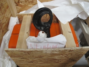 3-TON CHAIN HOIST, VARIABLE FREQUENCY DRIVE, 480 VAC MODEL RRT CODE 9540CF CM LODESTAR (W-44) LOADING & HANDLING FEE $15-